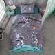 Ranforce 100% Pamuk Tek Kişilik Dört Mevsim Set Space Antrasit Ranforce 100% Pamuk Tek Kişilik Dört Mevsim Set Space Antrasit